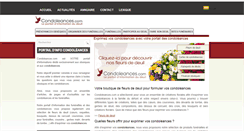 Desktop Screenshot of condoleances.com